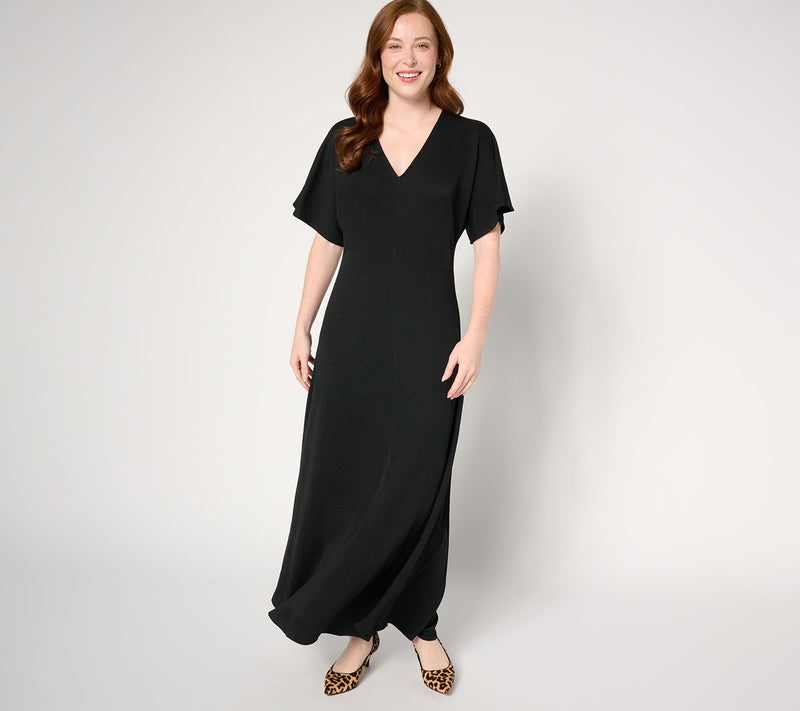 Peace Love World Black Label Regular Crepe Knit Dress — View 7