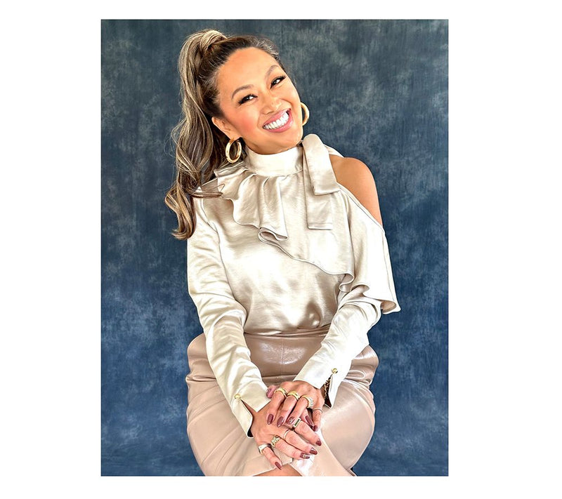 Mally Roncal Alexis Ruffle Off Shoulder Blouse — View 12