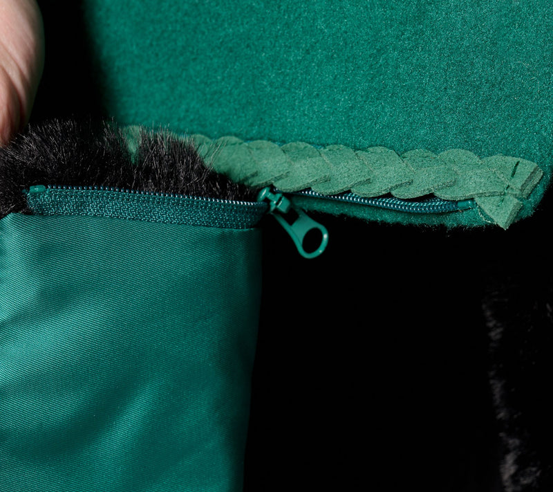 by Stacy London Coat with Removeable Faux Fur Hem — View 10