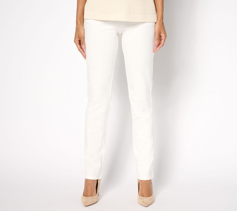 Belle by Kim Gravel Tall Ponte Hollywood Waist Pants — View 7