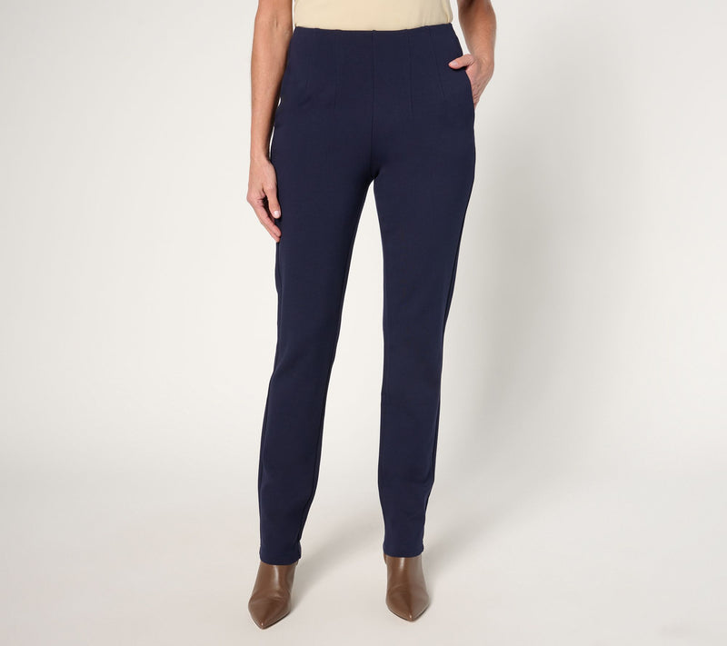 Belle by Kim Gravel Tall Ponte Hollywood Waist Pants — View 13