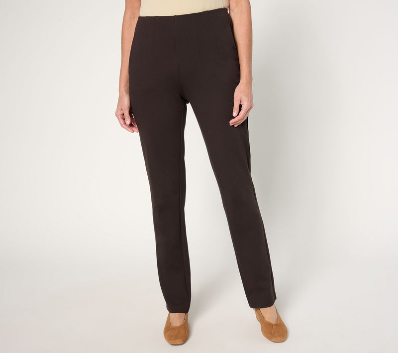 Belle by Kim Gravel Tall Ponte Hollywood Waist Pants — View 9