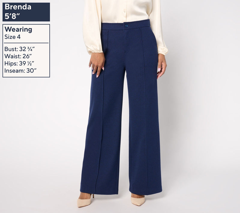 BEAUTIFUL by Lawrence Zarian Regular Tailored Knit Trouser — View 13