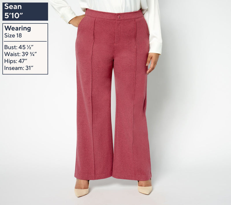 BEAUTIFUL by Lawrence Zarian Regular Tailored Knit Trouser — View 12