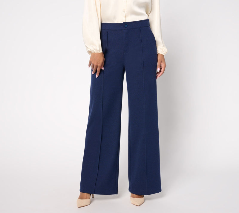 BEAUTIFUL by Lawrence Zarian Petite Tailored Knit Trouser — Main view