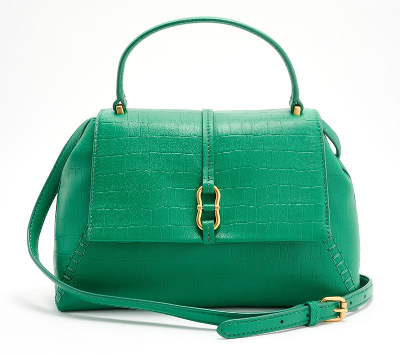 Vince Camuto Erela Pebbled Leather Satchel — View 3