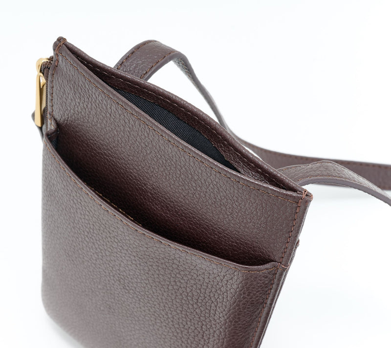 Vince Camuto Apolo Pebbled Leather Phone Crossbody — View 9