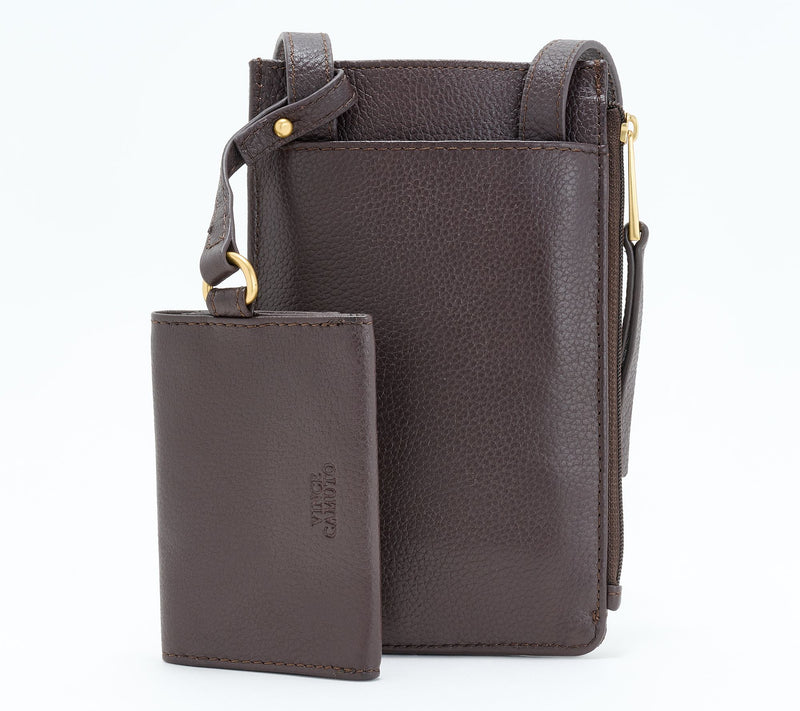 Vince Camuto Apolo Pebbled Leather Phone Crossbody — View 8