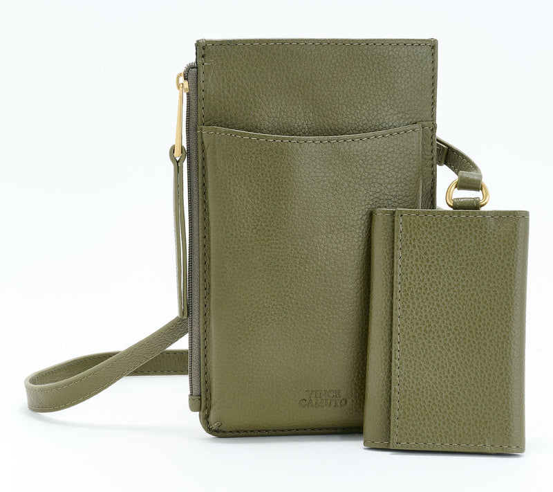 Vince Camuto Apolo Pebbled Leather Phone Crossbody — Main view