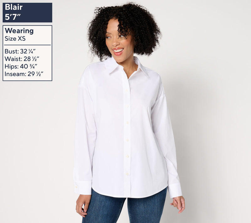 Women with Control Button Front Shirt with Sequins — Main view