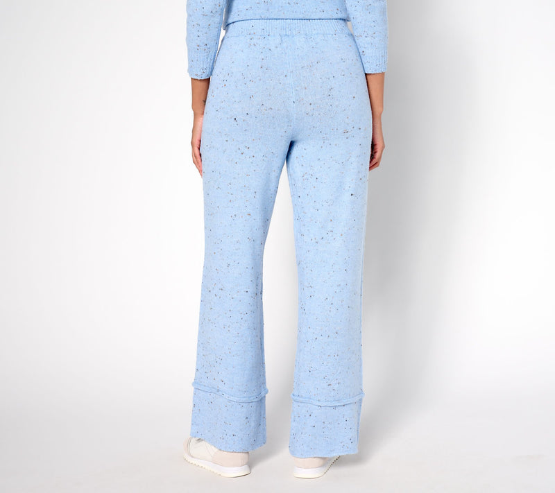 AnyBody Regular Flecked Sweater Pull-On Pants with Pockets — View 4