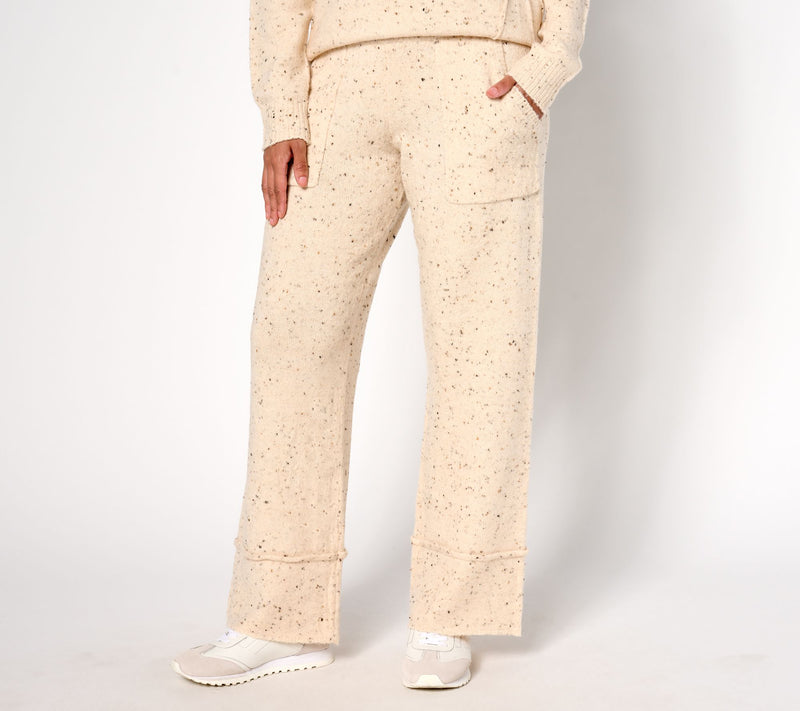 AnyBody Regular Flecked Sweater Pull-On Pants with Pockets — View 13