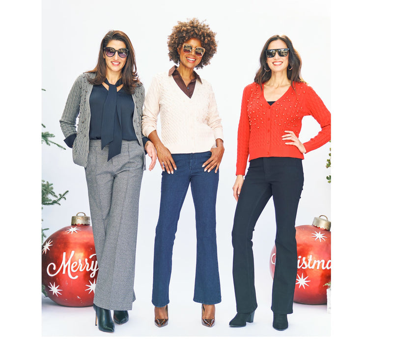 BEAUTIFUL by Lawrence Zarian The Annie Embellished Pearl Cardigan — View 13
