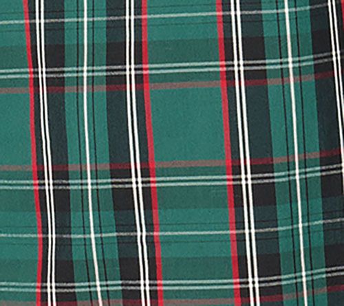 Jingle Belles by Kim Gravel Tartan Plaid Black Border Tunic Blouse — View 7
