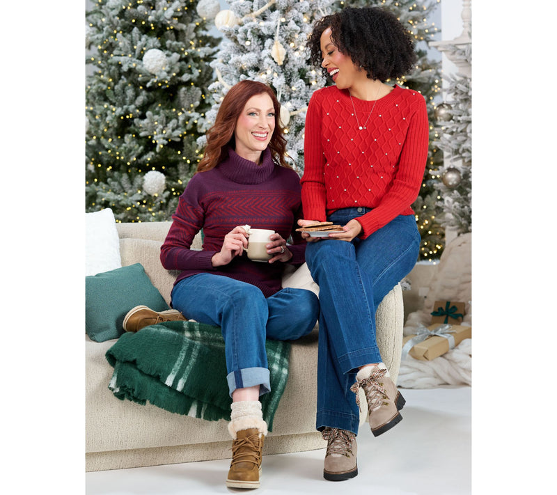 Susan Graver Occasions Regular Embellished Sweater Tunic — View 16