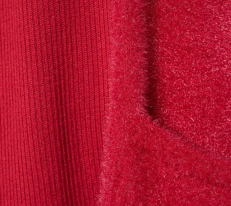 Susan Graver Petite Mixed Media Sweater Cardigan — View 5