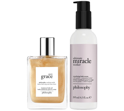 philosophy body care hydrate & glow set