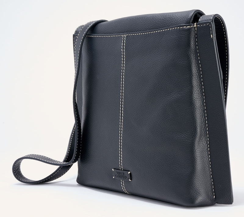 "As Is" Vince Camuto Bubble Leather Livee Large Crossbody — View 2