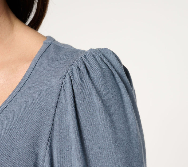 Me by Jennie Garth Oakley Knit Scoop Neck Top — View 13