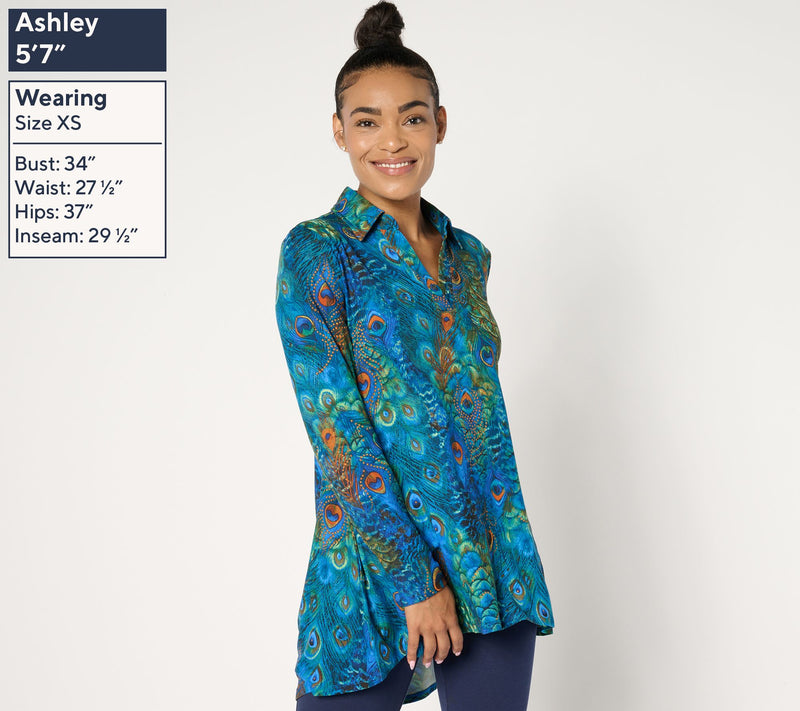 Women with Control Petite Yummy Jersey Top w/ Pockets — View 9
