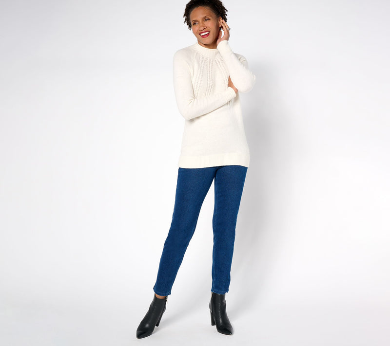 Women with Control Regular Prime Stretch Denim Slim Pants — View 13