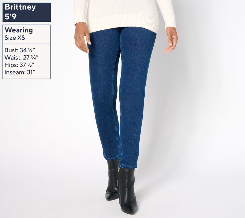 Women with Control Regular Prime Stretch Denim Slim Pants — View 11