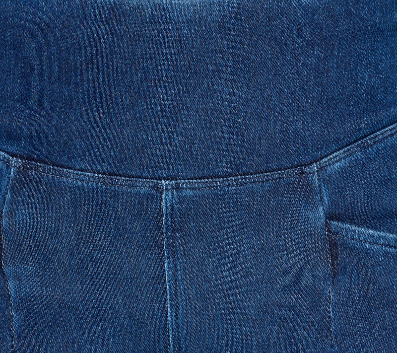 Women with Control Petite Prime Stretch Denim Slim Pants — View 6