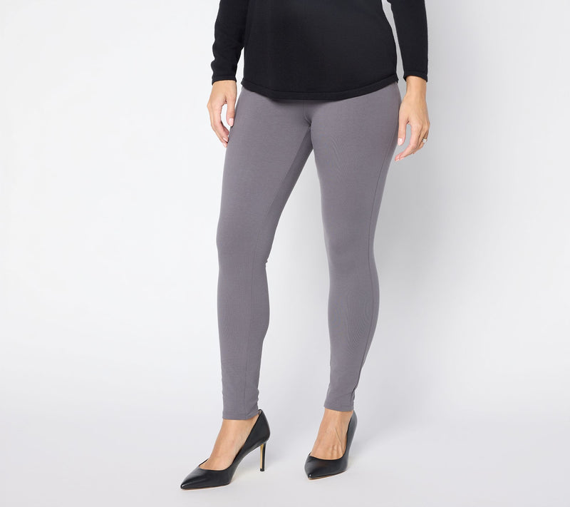 Women with Control Petite Knit Leggings — View 11