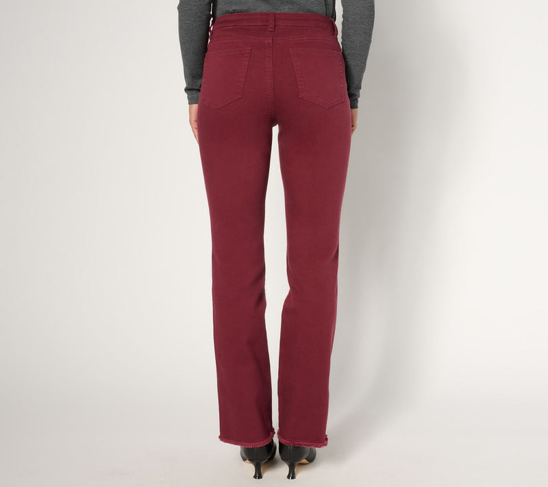 Belle by Kim Gravel Regular Primabelle Twill Frayed Baby Boot Jean — View 8