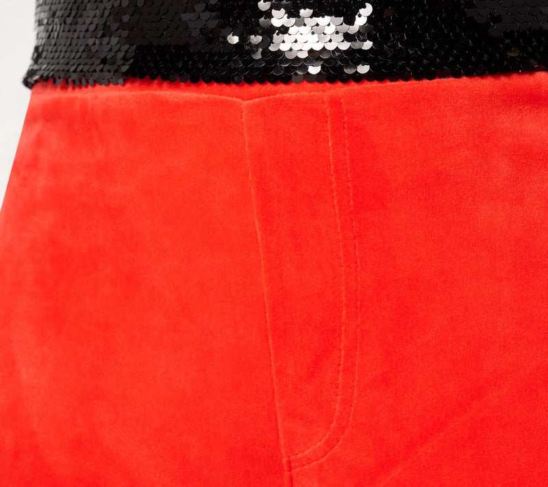 by Stacy London Petite Plush Velour Wide Leg Pant — View 11
