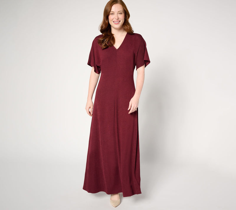 Peace Love World Black Label Petite Crepe Knit Dress — View 3