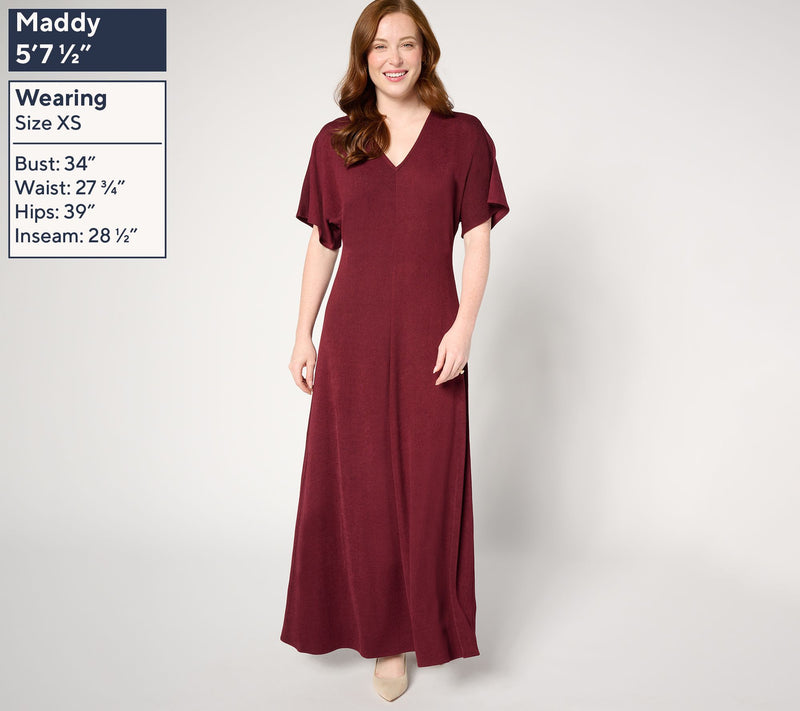 Peace Love World Black Label Petite Crepe Knit Dress — View 9