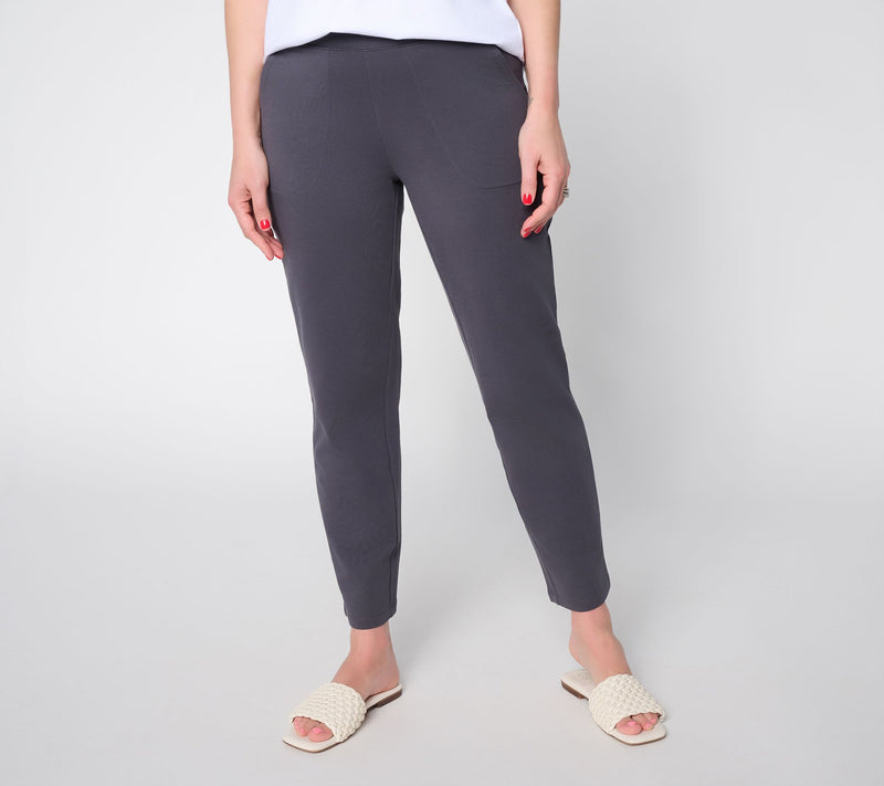 Denim & Co. Regular EasyWear French Terry Pant — View 23