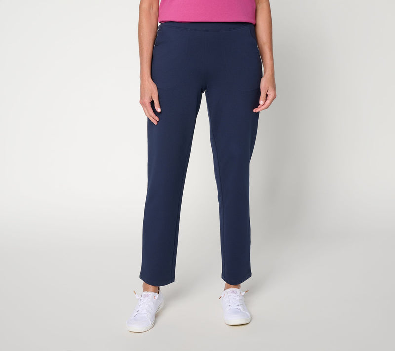 Denim & Co. Regular EasyWear French Terry Pant — View 3