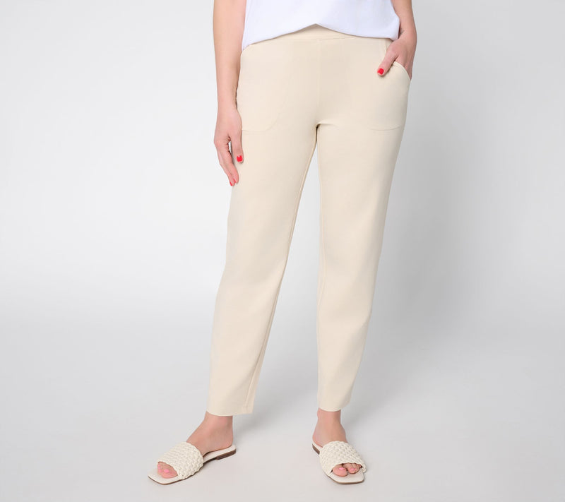 Denim & Co. Regular EasyWear French Terry Pant — View 7