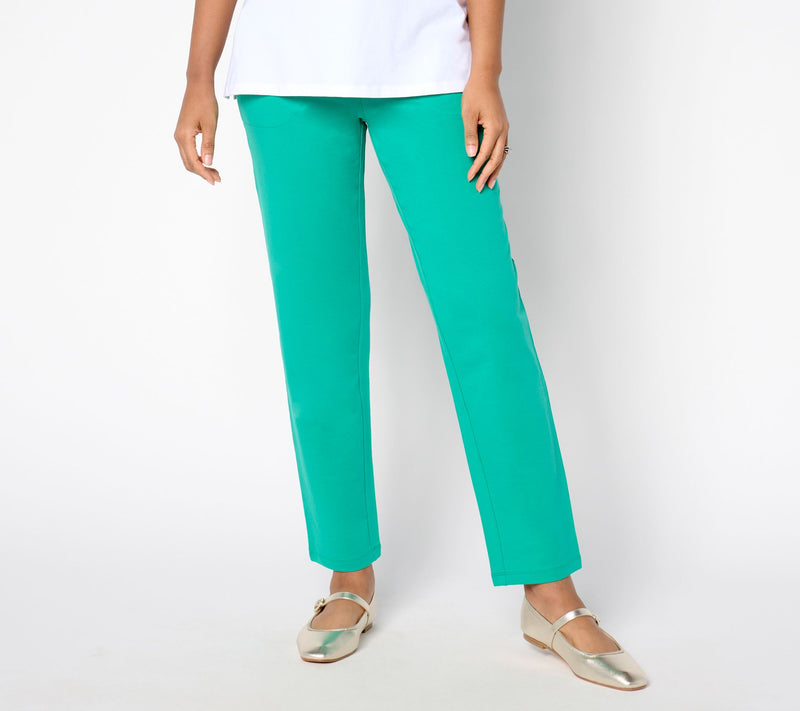 Denim & Co. Regular EasyWear French Terry Pant — View 11