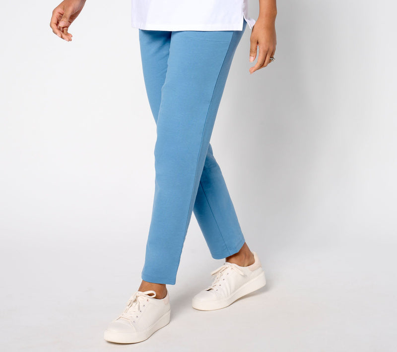Denim & Co. Petite EasyWear French Terry Pant — View 7