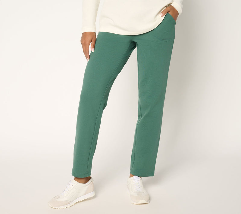 Denim & Co. Petite EasyWear French Terry Pant — View 17