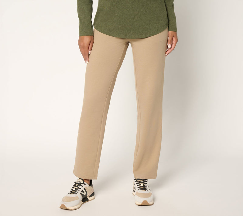 Denim & Co. Petite EasyWear French Terry Pant — View 19