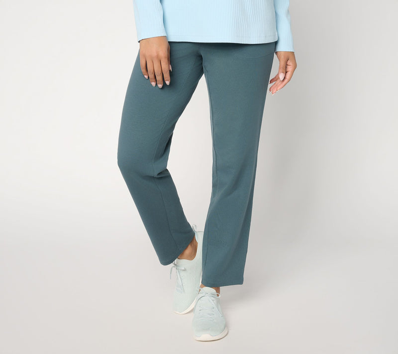 Denim & Co. Petite EasyWear French Terry Pant — View 40