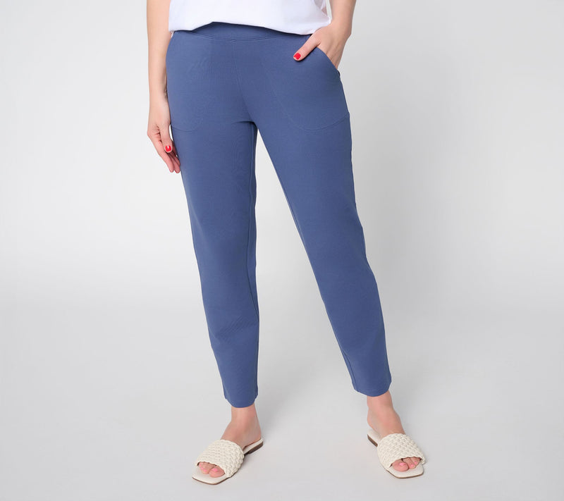 Denim & Co. Tall EasyWear French Terry Pant — View 25