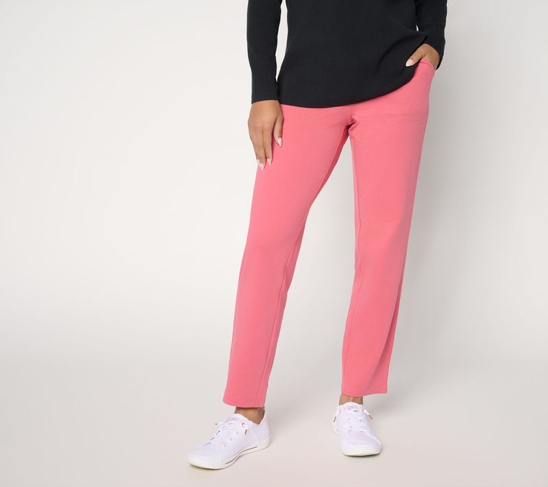 Denim & Co. Tall EasyWear French Terry Pant — View 38