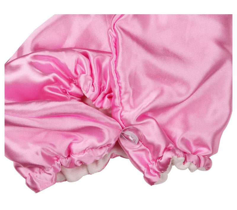 Aria Very Necessary Pink Satin Hair Towel — View 3