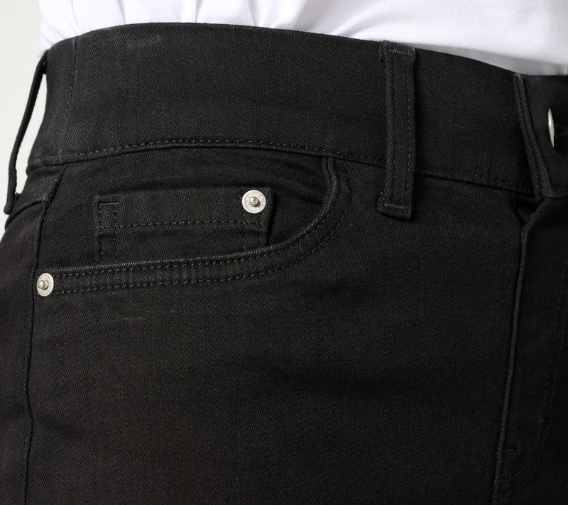 Denim & Co. Tall Black Cozy Touch Relaxed Straight Jean — View 5