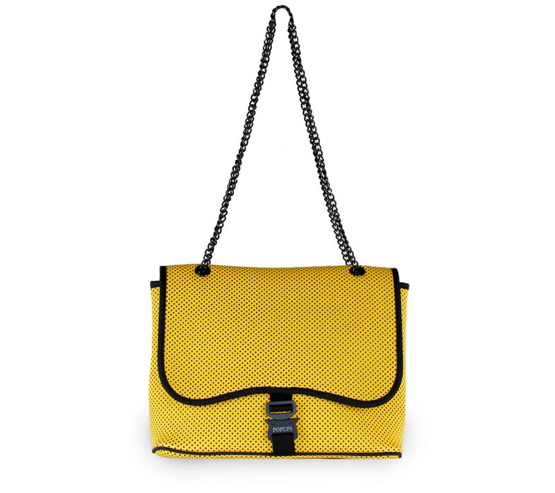 Pop Ups Brand Neoprene Flap Buckle Bag withChain Strap — View 11