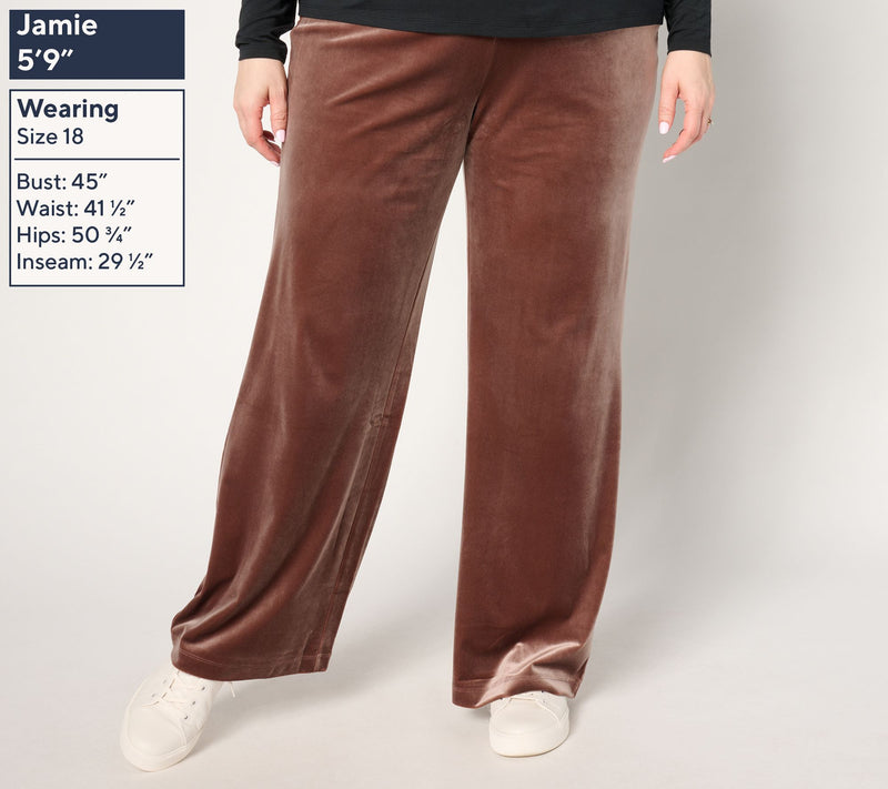 Me by Jennie Garth Regular Piper Velvet Trouser — View 8