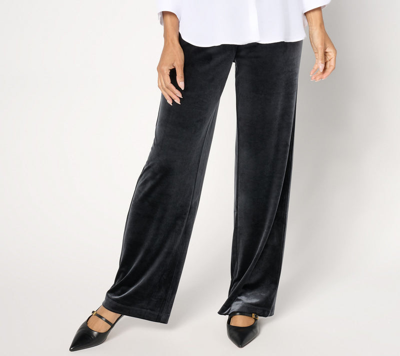 Me by Jennie Garth Petite Piper Velvet Trouser — View 7