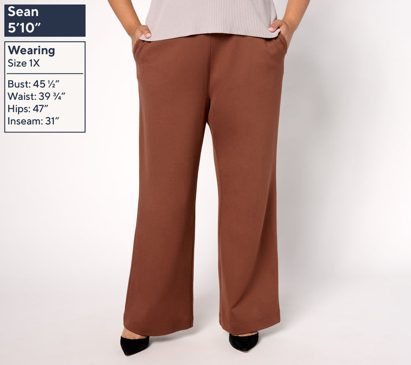 Joan Rivers Regular Pull-On Ponte Trouser Pant — View 8