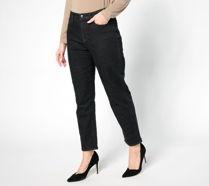 NYDJ Relaxed Boyfriend Jean - Vintage Black — View 3