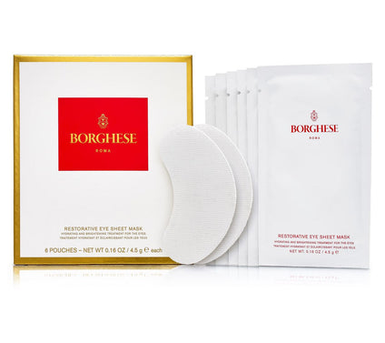 Borghese Restorative Eye Sheet Masks, 6 Pairs